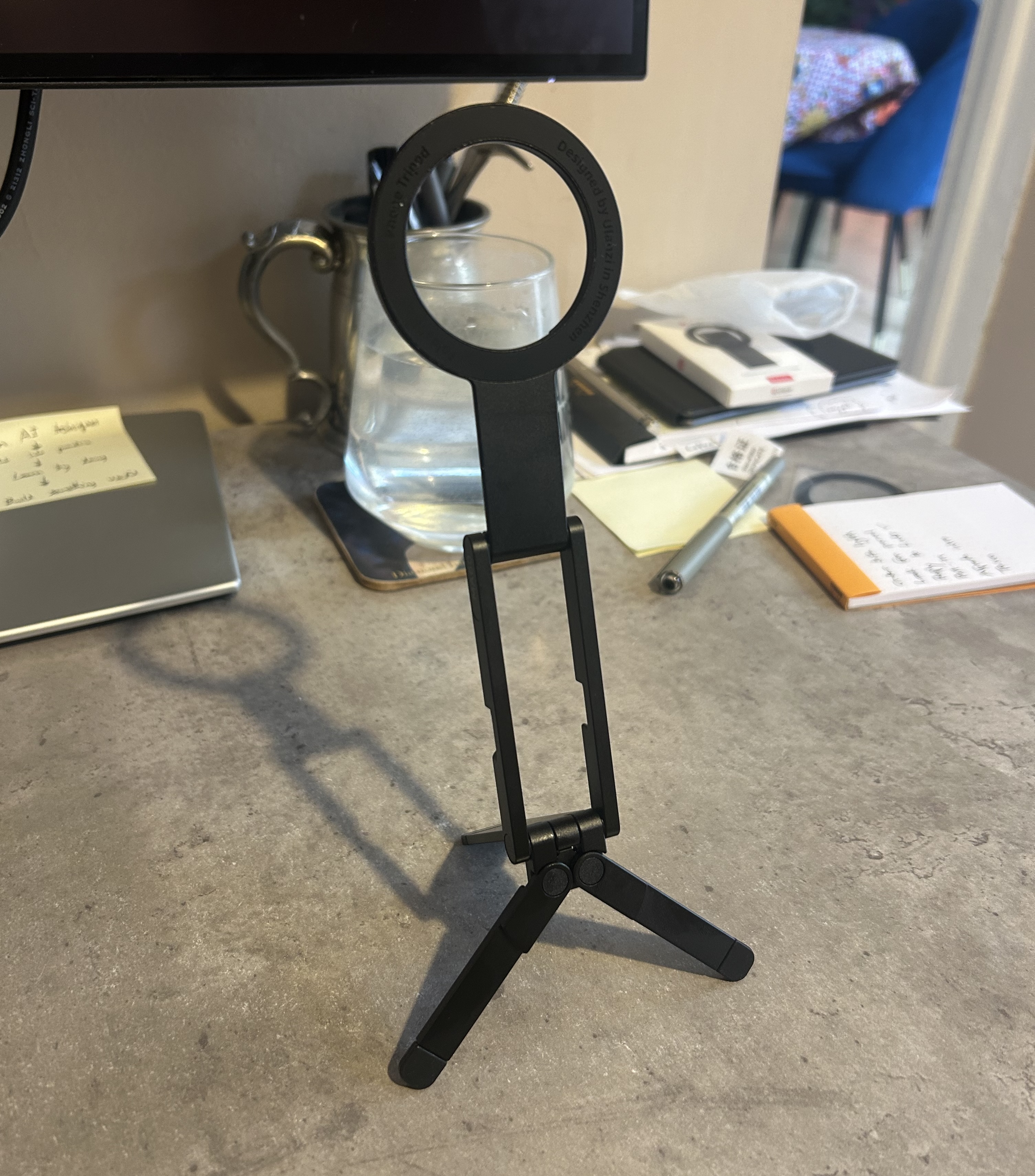 iPhone stand unfolded